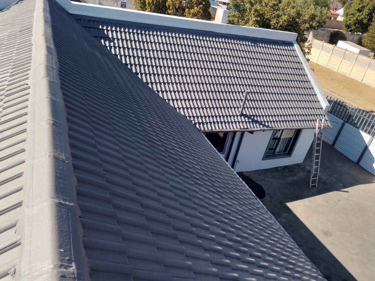 roof after water proofing